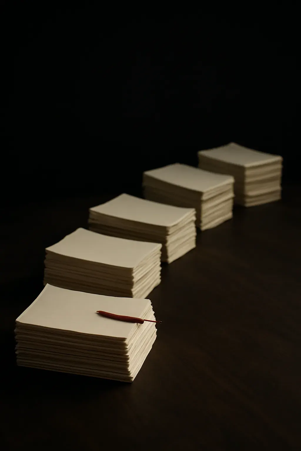 The full catalogue — six services, laid out like a contents page
